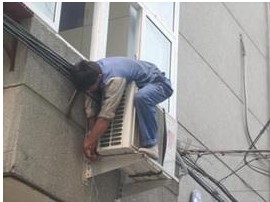 合肥綠都花園空調外機搬家卸裝